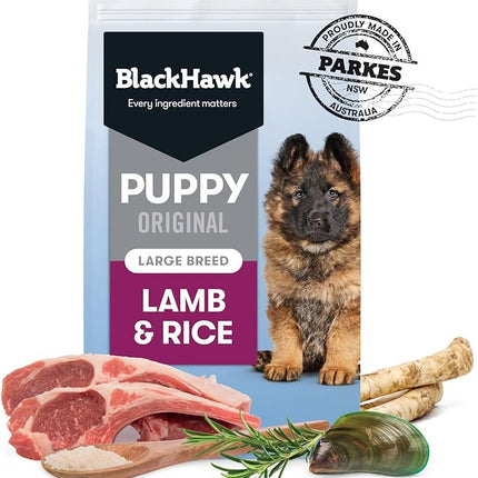 Black Hawk Puppy Large Breed Lamb and Rice Dry Dog Food 3 Kg