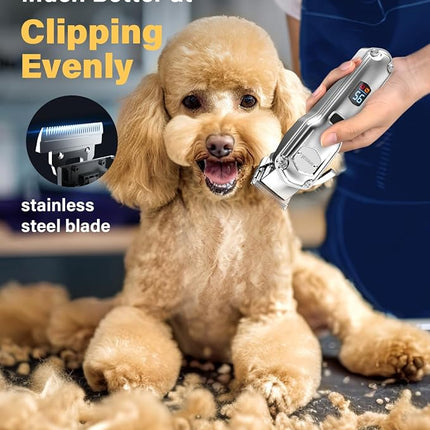 oneisall Dog Clippers Grooming Kit for Thick Coats & Heavy Duty