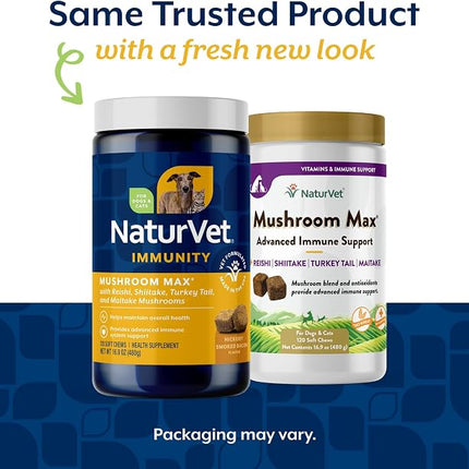NaturVet Emotional Support Daily Calming Aid Dog Supplement - 120ct