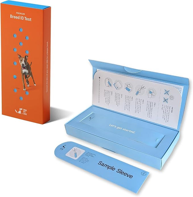DNA My Dog Premium Dog DNA Test – Identify 350+ Breeds | Genetic Health & Trait Screening | Wolf DNA & Genetic Age | Easy At-Home Cheek Swab