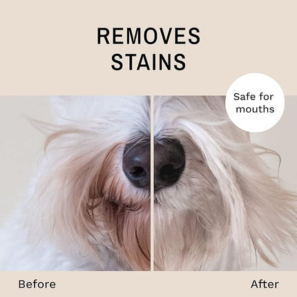 Eye Envy Beard Stain Remover Spray for Dogs/Cats. Natural, Safe. Remove Stains from Drooling, Saliva, Food, Runoff from Tearing. Removes Odors. Keeps Dog Beards Clean. 4oz