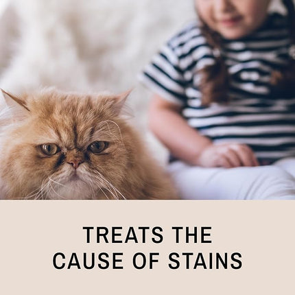 Eye Envy Tear Stain Remover Solution for Cats. Gentle, Natural and Safe. Cleans Tear Stains. Recommended by Breeders, Groomers. Remove Eye Stains from Persians and Exotics. 2 oz. Made in USA