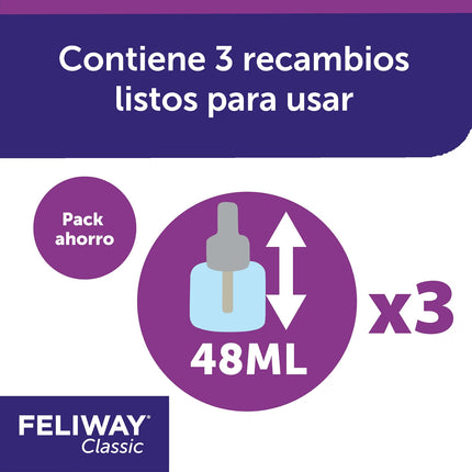 Feliway Classic Value Pack 3 x 30 Day Refills