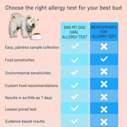 DNA MY DOG Vet-Recommended and Most Accurate Allergy Test for Itchy, Sensitive Dogs