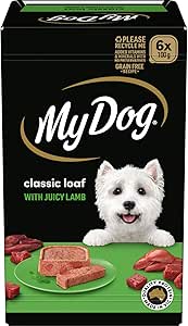 My Dog Adult Wet Dog Food Lamb Loaf 100g Tray, 36 Pack