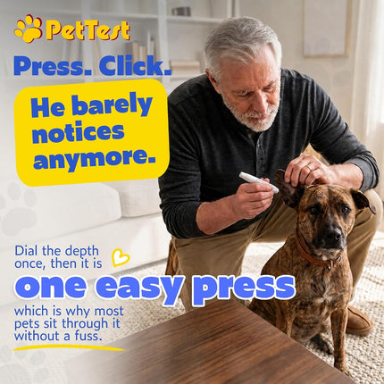 PetTest PetLink+ Expert Glucose Kit for Dogs and Cats, Wireless Adjustable