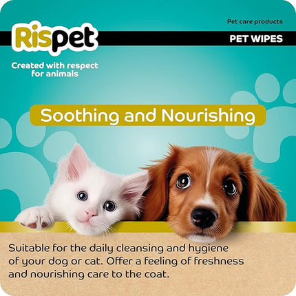 54 x Extra Large Extra Large Coconut Keratin Cleaning Wipes for Dogs, Cats and Pets