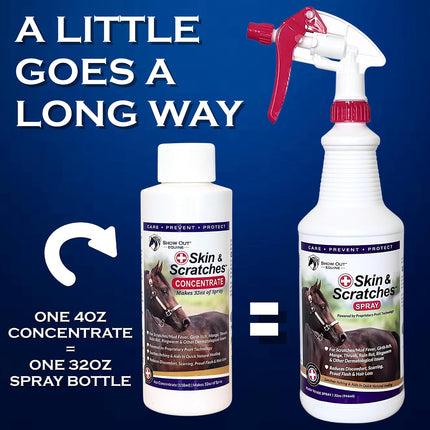 Show Out Skin & Scratches Prevention Pack - Fast Relief and Prevention for Horse Care