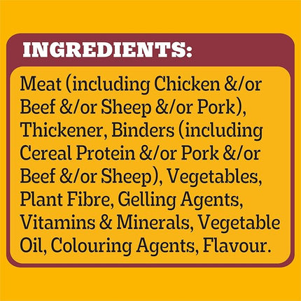 Pedigree Adult Wet Dog Food with Beef, Vegies & Gravy Casserole 1.2kg Can, 12 Pack
