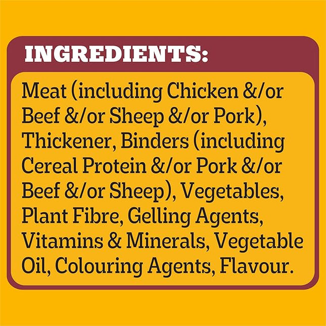 Pedigree Adult Wet Dog Food with Beef, Vegies & Gravy Casserole 1.2kg Can, 12 Pack