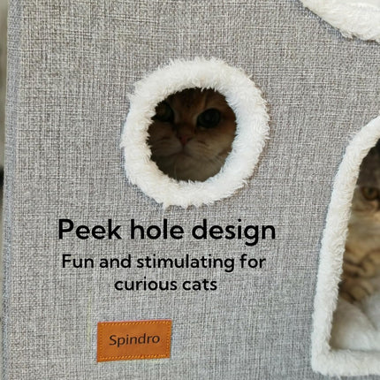 Large Cat Bed for Indoor Cats