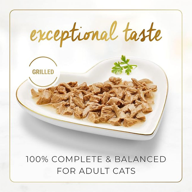 Fancy Feast Grilled Adult Wet Cat Food Grilled Salmon Feast in Gravy 24x85g