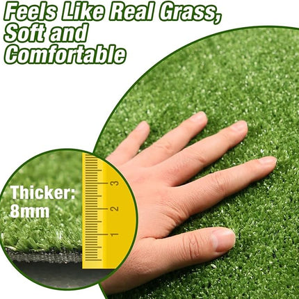 GLOBREEN Artificial Grass for Dog, 2FTx6FT Large Fake Grass Pee Pad