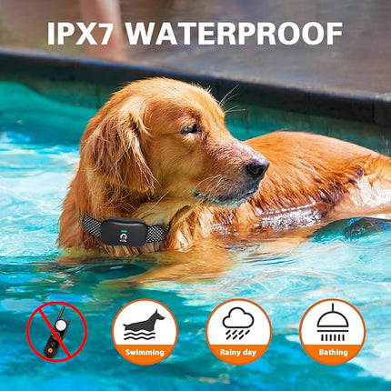MIMOFPET Wireless Dog Fence for 2 Dogs - Covers up to 856-Acre Electric Fence