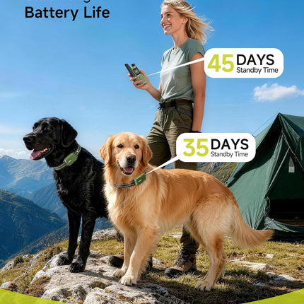 Dog Shock Collar - 4500FT Dog Training Collar with Remote, IPX8 Waterproof