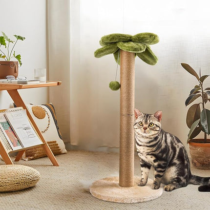 LIFLIX Palm Tree Cat Scratching Post, Sturdy 86cm