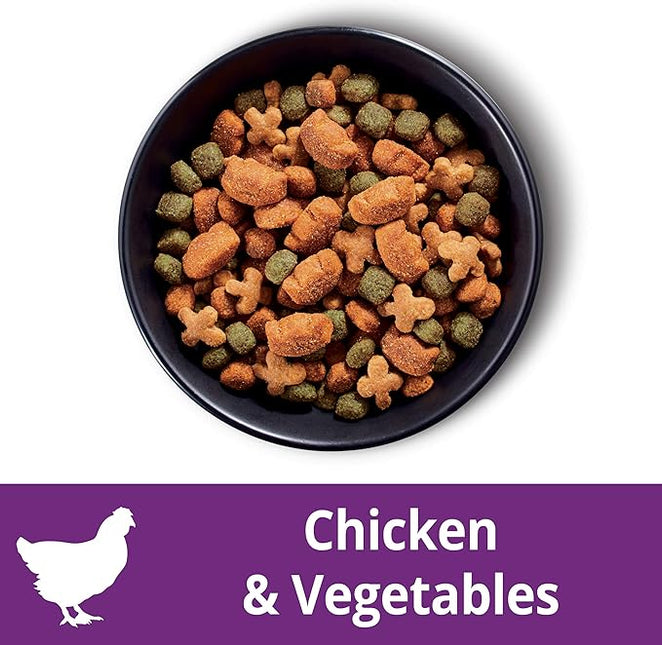 MY DOG Adult Dry Dog Food Tender Chicken & Vegetables 1.5kg Bag, 4 Pack