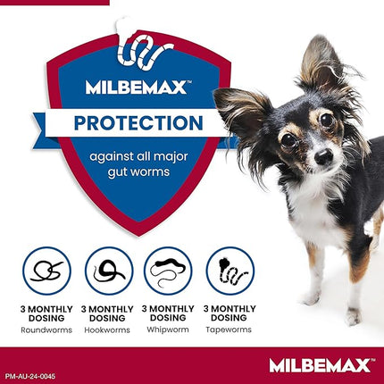 Milbemax All Wormer 2 Tablets for Dogs, 2 count
