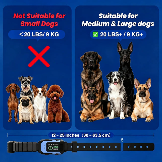 PATPET GPS Wireless Dog Collar Fence System, Adjustable Electric Fence for Dogs with 6 Warning Modes, Radius 33-9999 Yards, Rechargeable