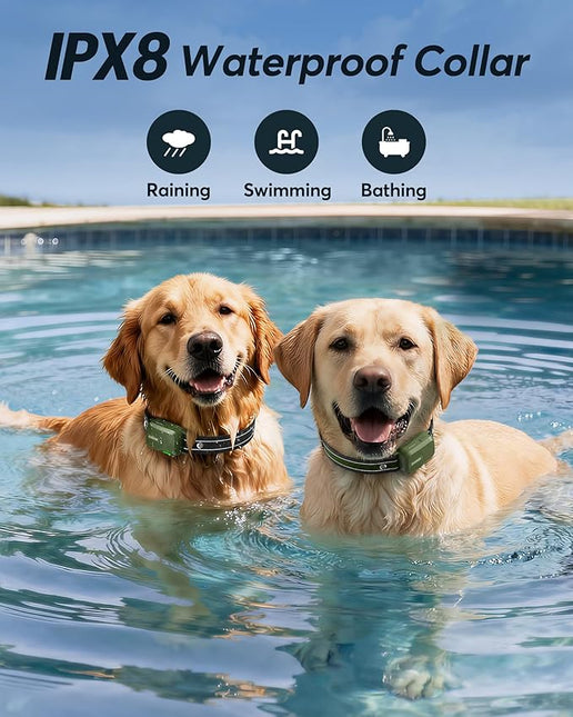 Dog Shock Collar - 4500FT Dog Training Collar with Remote, IPX8 Waterproof