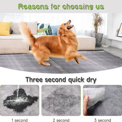 Activated Charcoal Pee Pad for Dogs 36" x 36", 32 Count，Extra Large, Super Absorbent, Leakproof and Odor Resistant