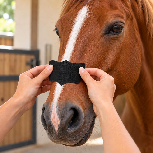 20 Pack Equine Nasal Strips Breath Aid Horses Nose Sticker Adhesive Patches