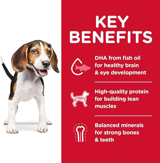 Hill's Science Diet Puppy, Chicken Meal & Barley Recipe, Dry Dog Food for Medium Breed Dogs, 12kg Bag