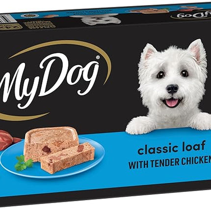 My Dog Adult Wet Dog Food Classic Loaf with Tender Chicken 24 x 100g Trays