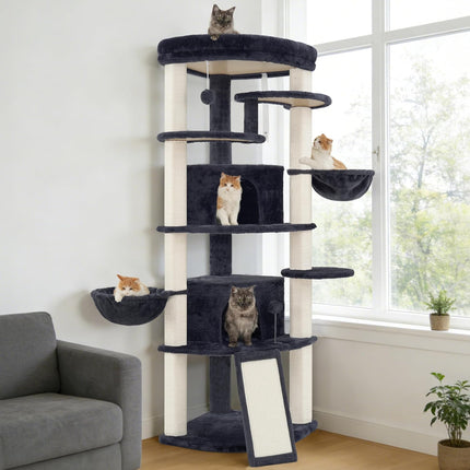 Corner Cat Tree, All Sisal Multi-Cat Scratching Posts
