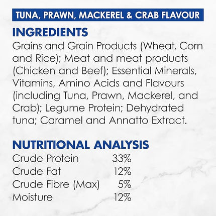 Fancy Feast - Tuna, Prawn, Mackerel & Crab Cat Food, Adult, 1.4 Kg