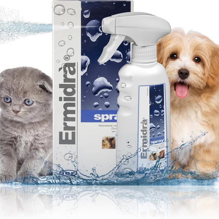 Ermidra Dog & Cat Skin Spray, No-Rinse Rehydrating Leave-In, 300 ml