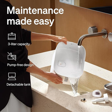 PETLIBRO Upgrade Cat Water Fountain Stainless Steel Tray, Dockstream 2 Cat Fountain Indoor, 3L/101oz 5g