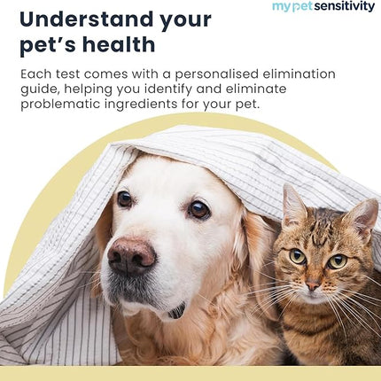 Advanced Allergen Test - At-Home Pet Allergy Test | 550 Items | Quick Results | Non-Invasive Hair Collection | Food, Environment, Nutrient & Mineral Analysis | All Breeds & Ages