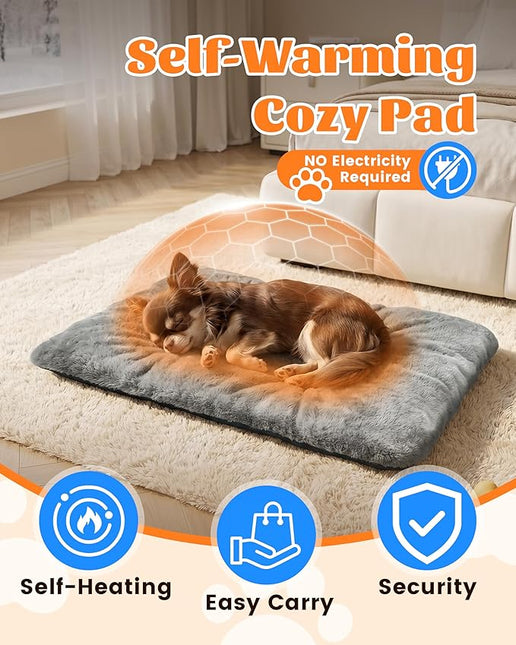 LOVELEDI Self Heated Cat Bed Pad - Self Warming Pet Heating Mat, 45x70cm