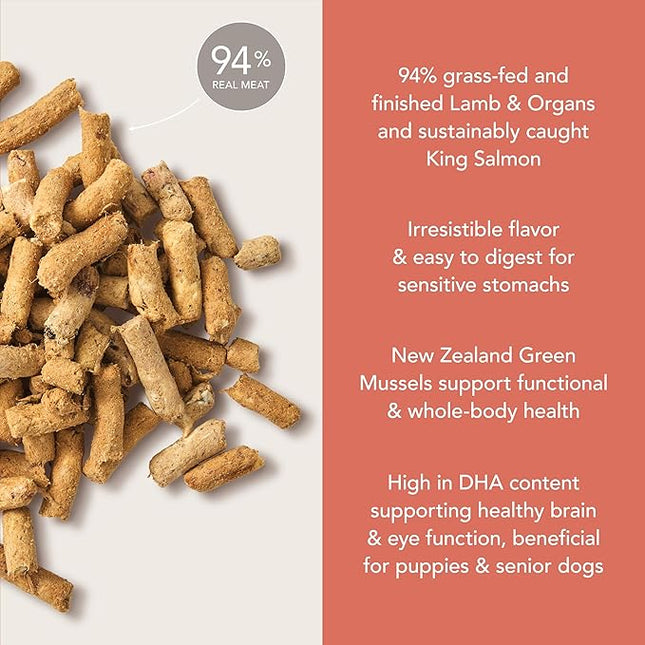 K9 Natural - Grain Free Freeze Dried Dog Food Topper - Lamb & Salmon,100g
