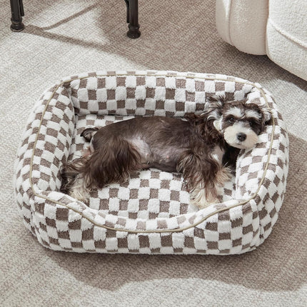 JOEJOY Dog Bed for Medium Small Dogs - Rectangle Orthopedic Dog Sofa Bed