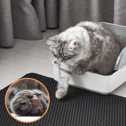 Ycozy Cat Litter Mat 60 X 40cm Kitty Litter Trapping Mat for Litter Box