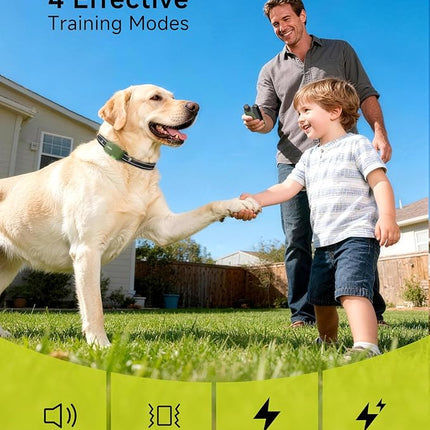 Dog Shock Collar - 4500FT Dog Training Collar with Remote, IPX8 Waterproof