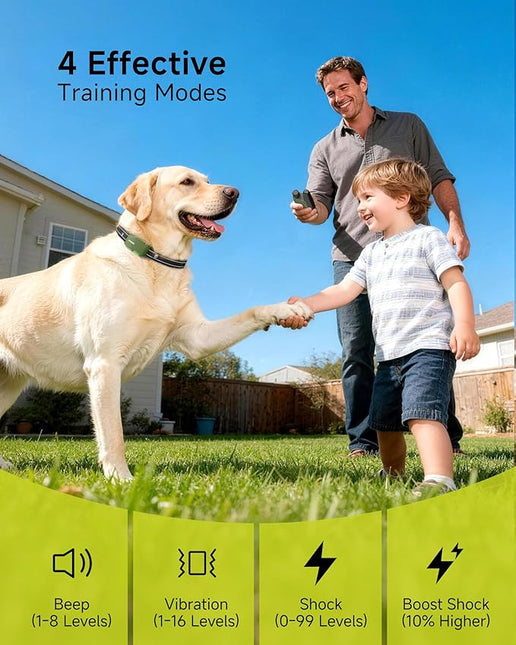 Dog Shock Collar - 4500FT Dog Training Collar with Remote, IPX8 Waterproof