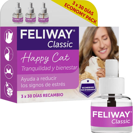 Feliway Classic Value Pack 3 x 30 Day Refills