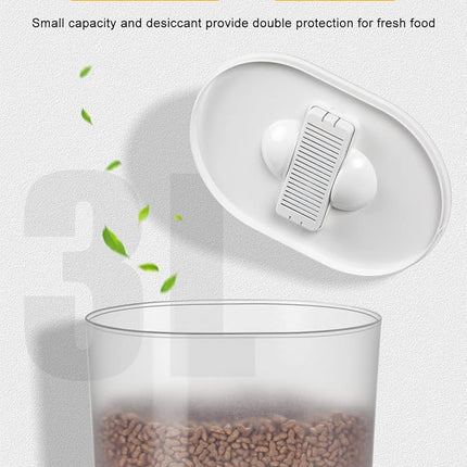 XVersion 3L Automatic Dog Feeders with APP & WiFi Pet Food Dispenser for Cat & Dog,Smart 10 Meals Per Day (15 Cup) - White