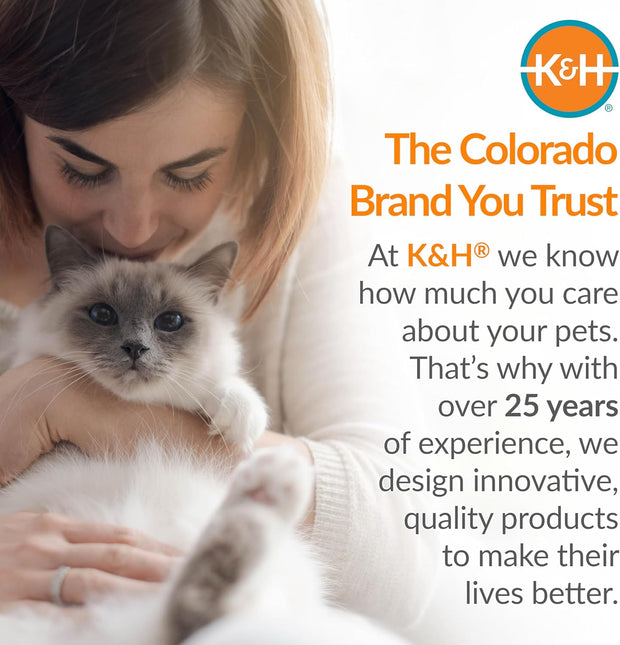 K&H PET Products Self-Warming Cat Bed Pad, Self-Heating Thermal Cat and Dog Bed