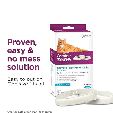 Comfort Zone Cat Calming Collar Savings Pack, 2 30-Day Collars