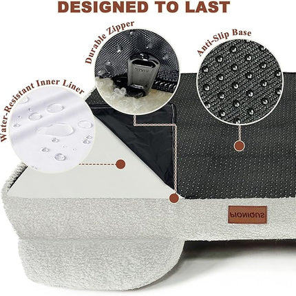 Orthopaedic Dog Bed for Large Dog Bed, M Washable Dog Bed, Sofa Beds for Medium, Large Dogs White