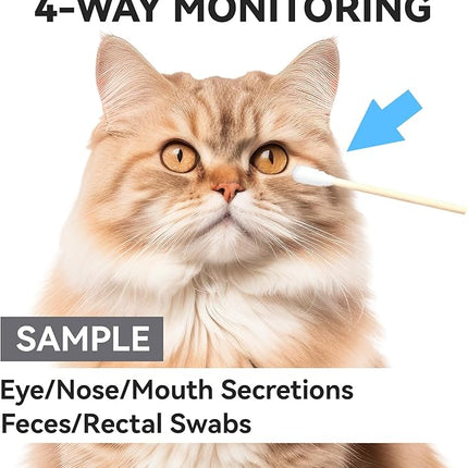 Home Check 4-in-1 Feline Home Wellness Kit – Easy Cat Health Monitor 2 (Pack)