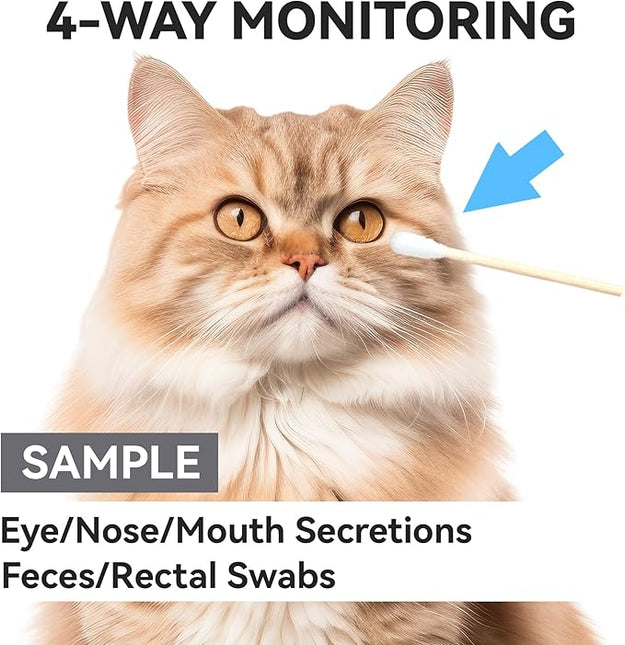 Home Check 4-in-1 Feline Home Wellness Kit – Easy Cat Health Monitor 2 (Pack)