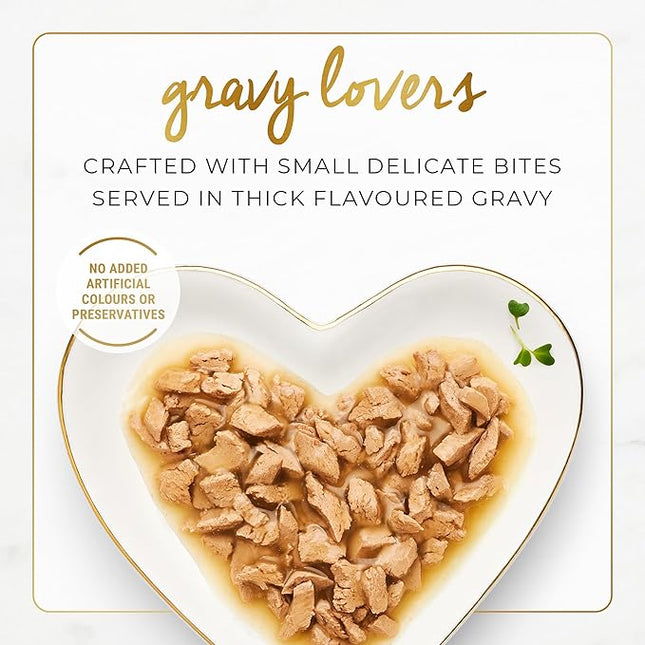 Fancy Feast Gravy Lovers Adult Wet Cat Food Grilled Chicken in Gravy 24x85g