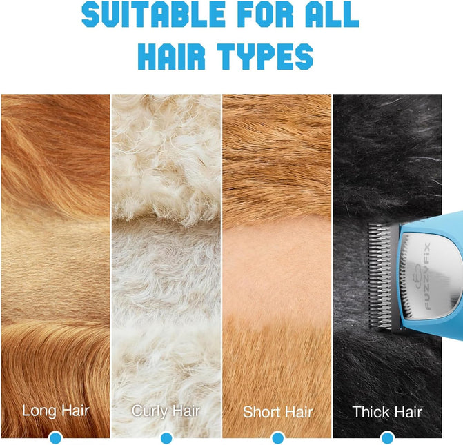 Professional Dog Clippers for Grooming - 2 Speed, A5 Metal Blade for Animal/Pet/Horse