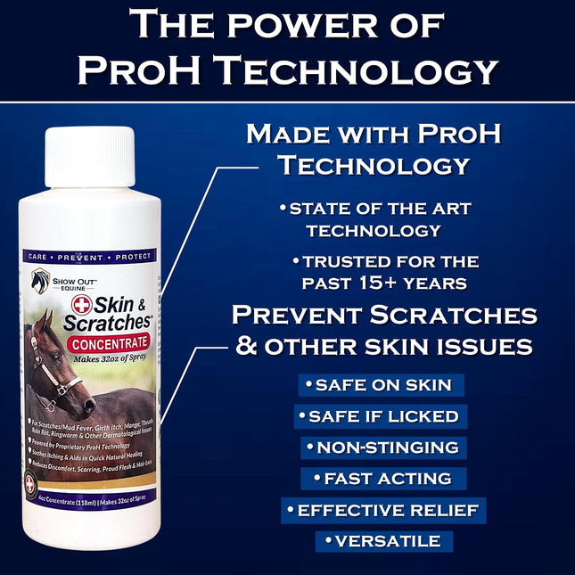 Show Out Skin & Scratches Prevention Pack - Fast Relief and Prevention for Horse Care