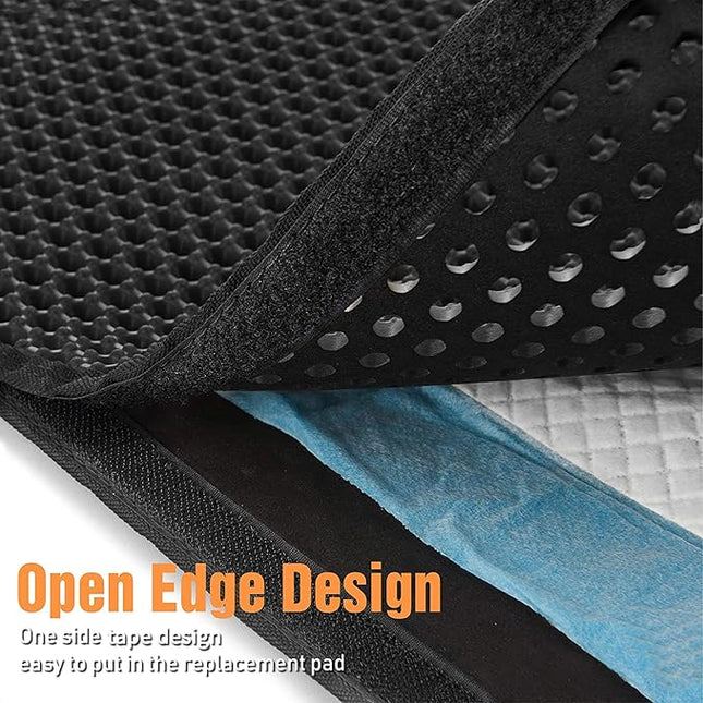 Ycozy Cat Litter Mat 60 X 40cm Kitty Litter Trapping Mat for Litter Box